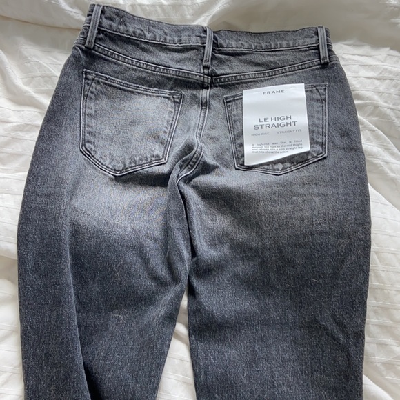 FRAME LE HIGH STRAIGHT JEAN - Picture 3 of 5